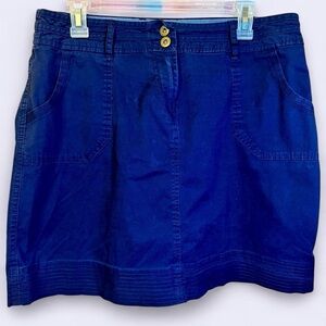 Per Se Indigo Denim Skirt